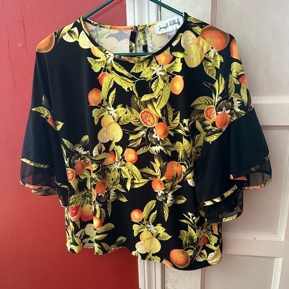 Joseph Ribkoff Black/Multi Top Blouse - Picture 14 of 16